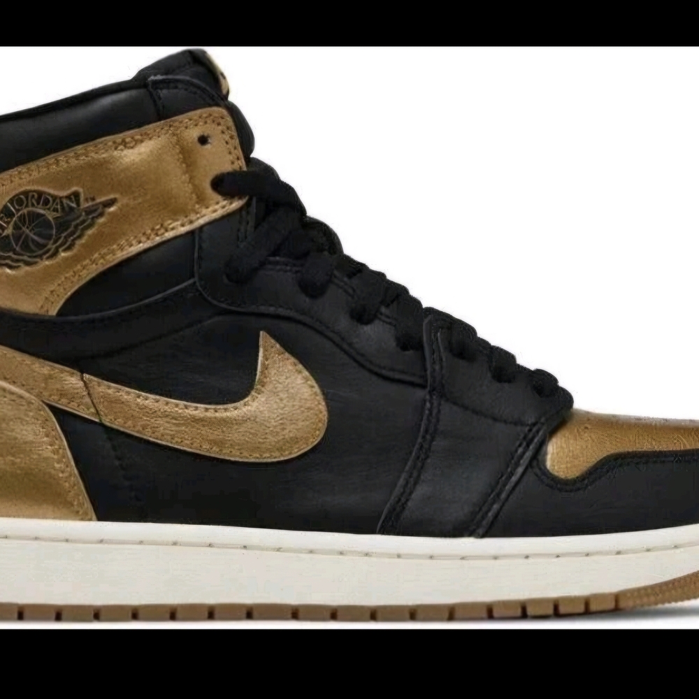 Size 6.5 - Air Jordan 1 Retro OG High Black Gold